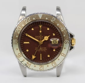 Vintage Rolex Oyster Perpetual GMT-Master with Date Wristwatch *Mismatched Crown; Crown Not