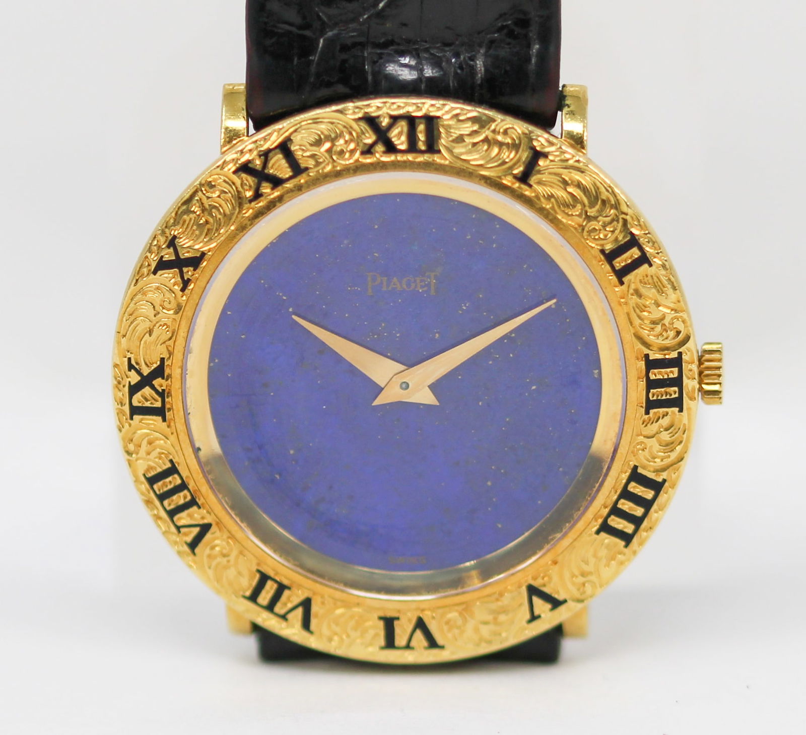 Ladies Piaget Wristwatch with Lapis Lazuli Dial in 18k Yellow Gold (1 of 6)