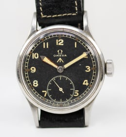 Vintage Omega "Dirty Dozen" Military Wristwatch