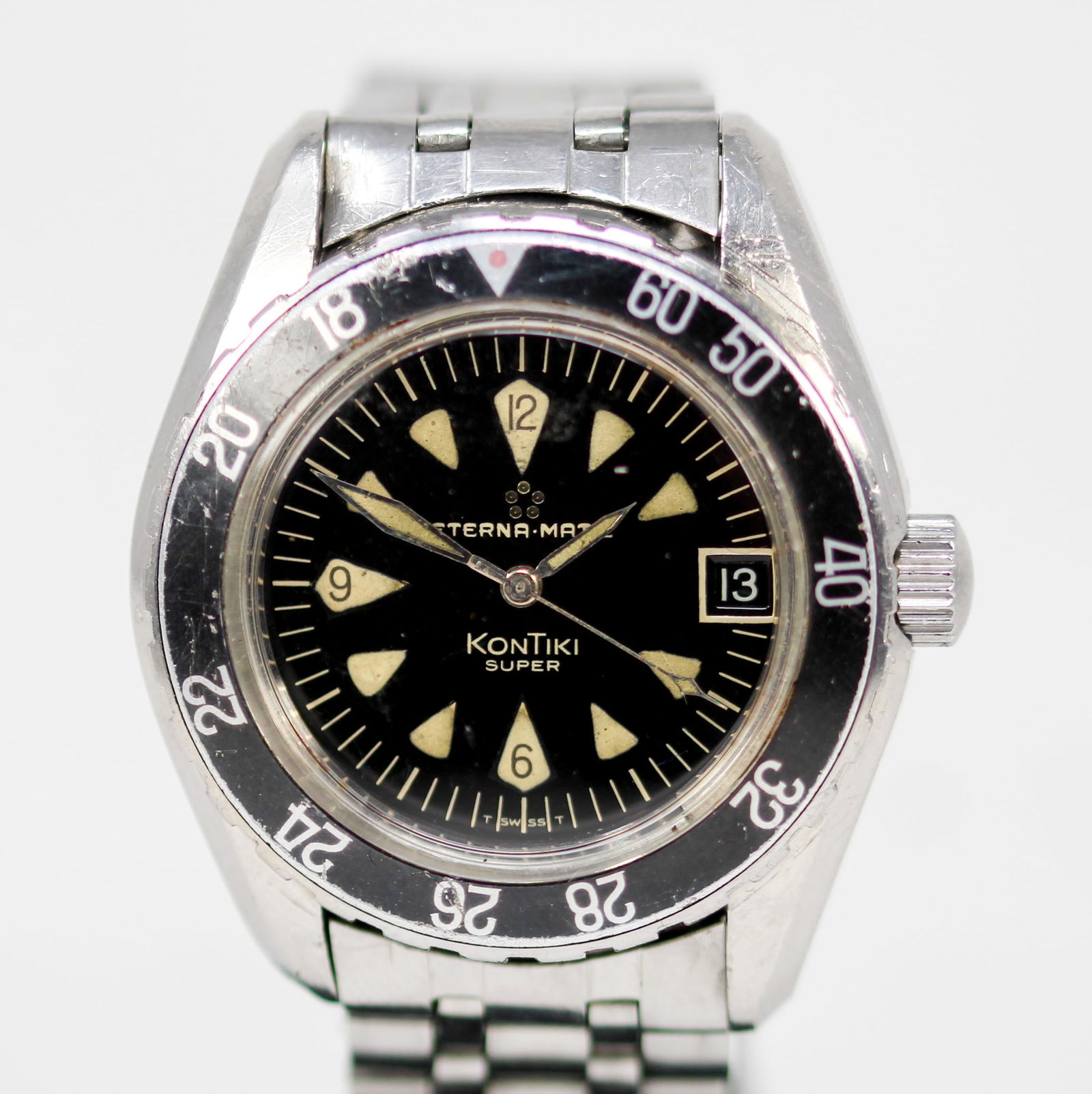 Vintage Eterna-Matic Kontiki Super with Date Wristwatch (1 of 7)