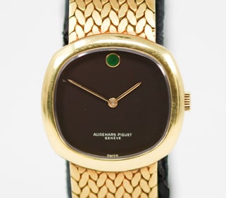 Ladies Vintage Audemars Piguet Geneve Wristwatch in 18k Yellow Gold