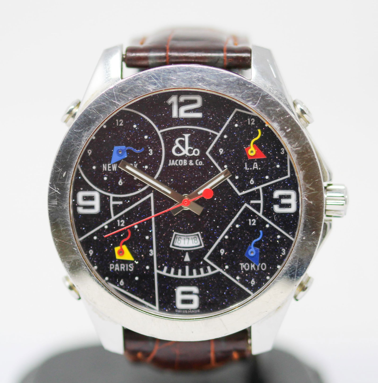 Jacob & Co. Five Time Zones with Date Wristwatch (1 of 8)