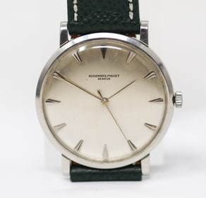 Vintage Audemars Piguet Geneve Wristwatch in Platinum with Audemars Piguet Certificate of