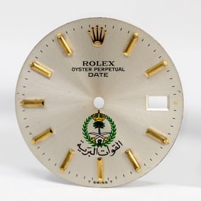 Loose Vintage Rolex Oyster Perpetual Date "Royal Saudi Armed Forces" Dial