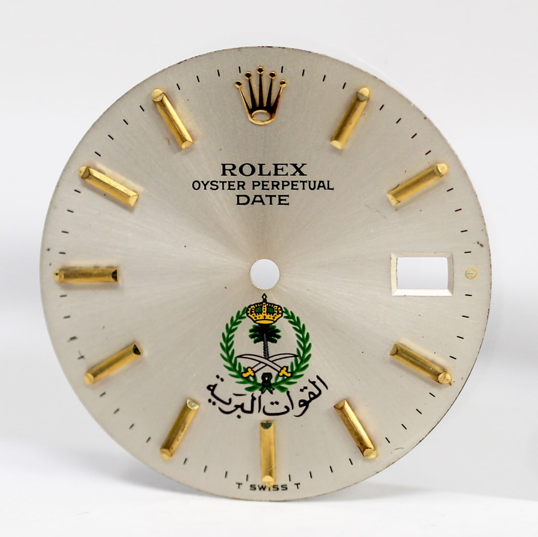 Loose Vintage Rolex Oyster Perpetual Date "Royal Saudi Armed Forces" Dial (1 of 2)