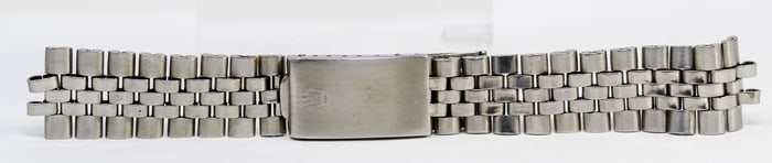 Loose Stainless Steel Vintage Rolex Bracelet *Missing End Links*