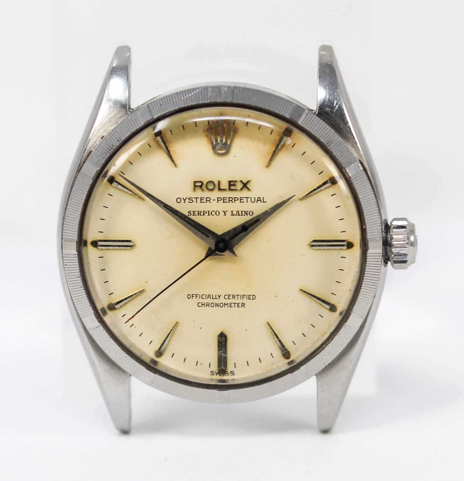 Vintage Rolex Oyster Perpetual "Serpico Y Laino" Wristwatch (1 of 6)