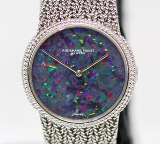 Vintage Audemars Piguet Geneve Wristwatch in 18k White Gold