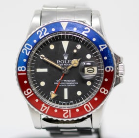 Vintage Rolex Oyster Perpetual GMT-Master with Date Wristwatch