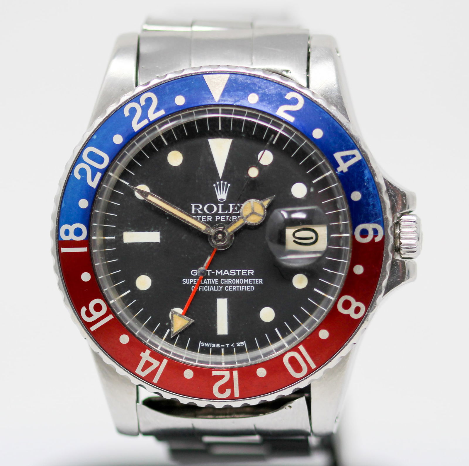 Vintage Rolex Oyster Perpetual GMT-Master with Date Wristwatch (1 of 8)