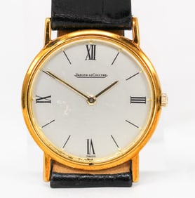 Vintage Jaeger LeCoultre Wristwatch in 18k Yellow Gold