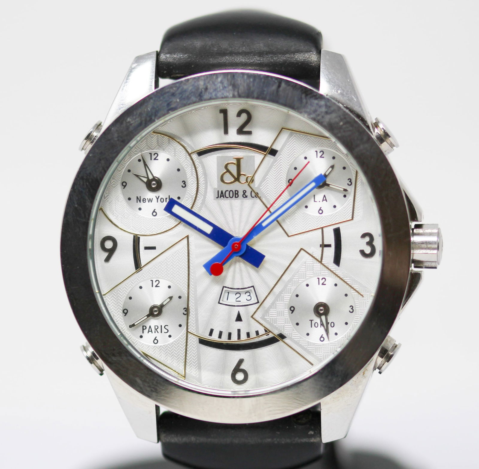 Jacob & Co. Five Time Zones with Date Wristwatch (1 of 8)