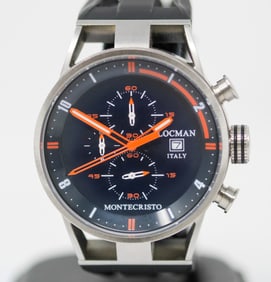 Locman Montecristo Chronograph with Date Wristwatch in Titanium