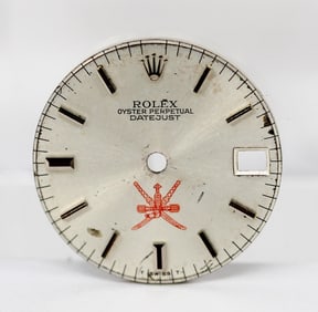 Loose Vintage Rolex Oyster Perpetual Datejust "Red Khanjar" Dial