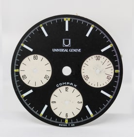 Loose Vintage Universal Geneve Compax Chronograph Dial