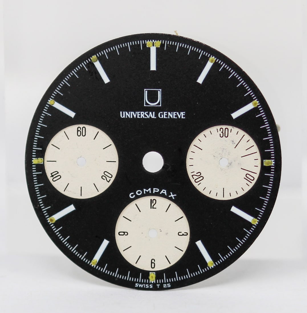 Loose Vintage Universal Geneve Compax Chronograph Dial (1 of 2)