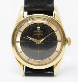 Vintage Univeral Geneve Polerouter Wristwatch