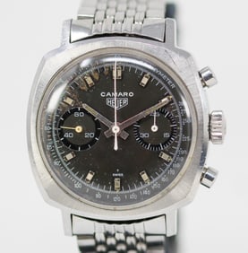 Vintage Heuer Camaro Chronograph Wristwatch