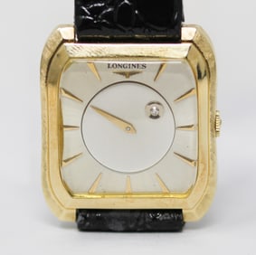 Vintage Longines Wristwatch in 14k Yellow Gold
