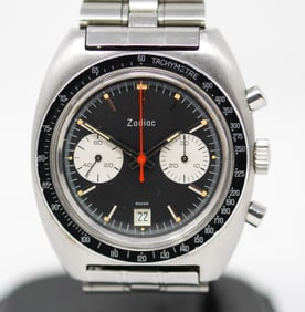 Vintage Zodiac Chronograph with Date Wristwatch