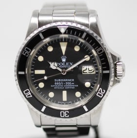 Vintage Rolex Oyster Perpetual Date Submariner Wristwatch