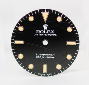 Loose Vintage Rolex Oyster Perpetual Submariner Dial *Visible Scratches on Dial*