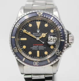 Vintage Rolex Oyster Perpetual Date Submariner Wristwatch
