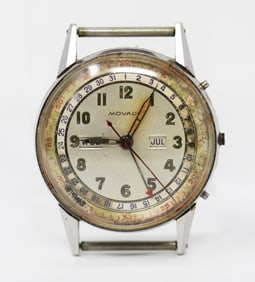 Vintage Movado Calendar Wristwatch *Crown Missing/Needs Repair*