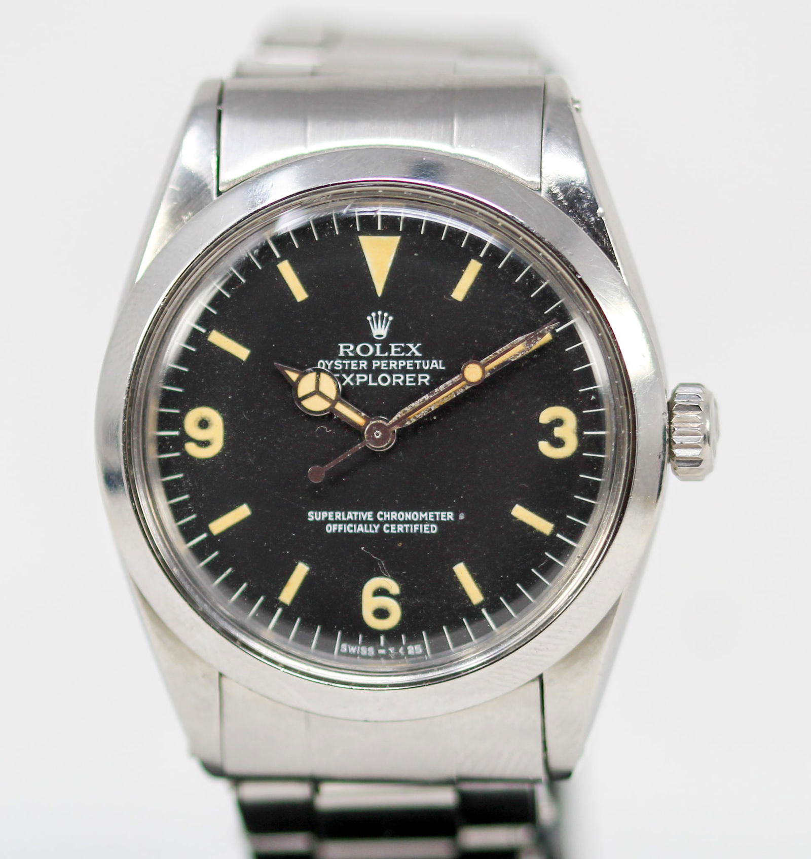 Vintage Rolex Oyster Perpetual Explorer Wristwatch (1 of 8)
