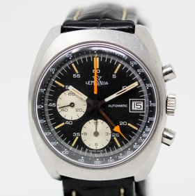 Vintage Lemania Chronograph Automatic with Date Wristwatch