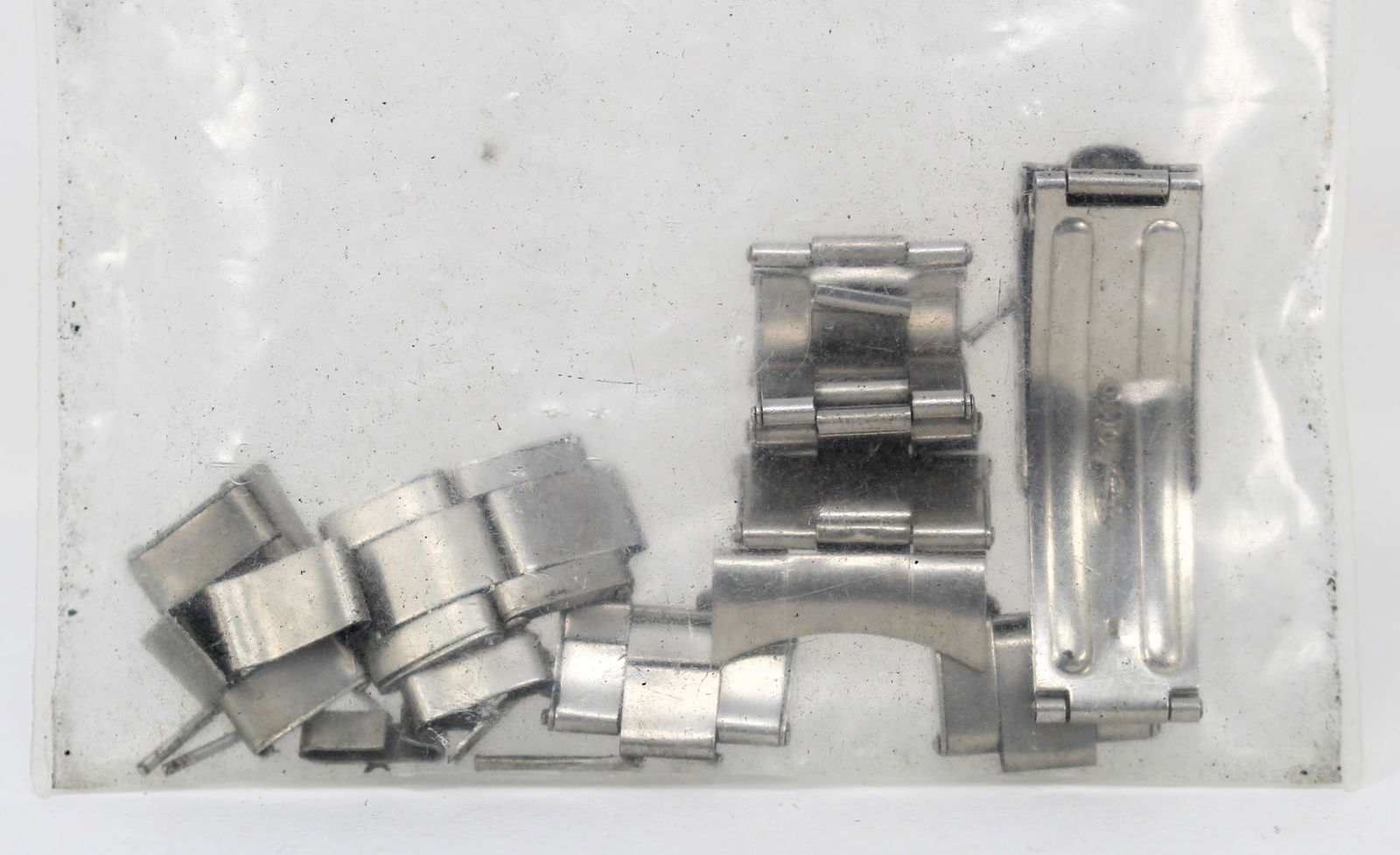 Loose Stainless Steel Vintage Rolex Bracelet Links and Clasp (1 of 2)