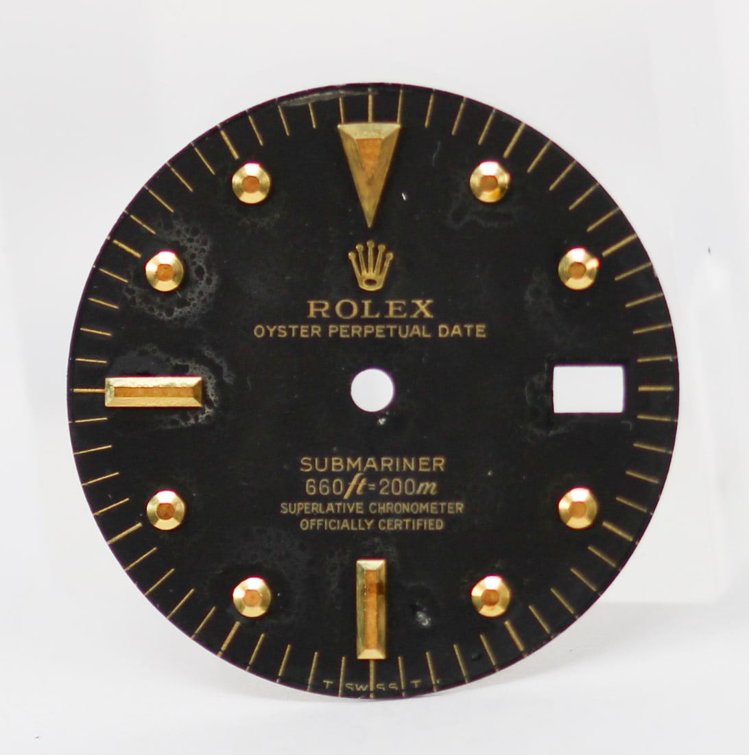 Loose Vintage Rolex Oyster Perpetual Date Submariner Dial (1 of 2)