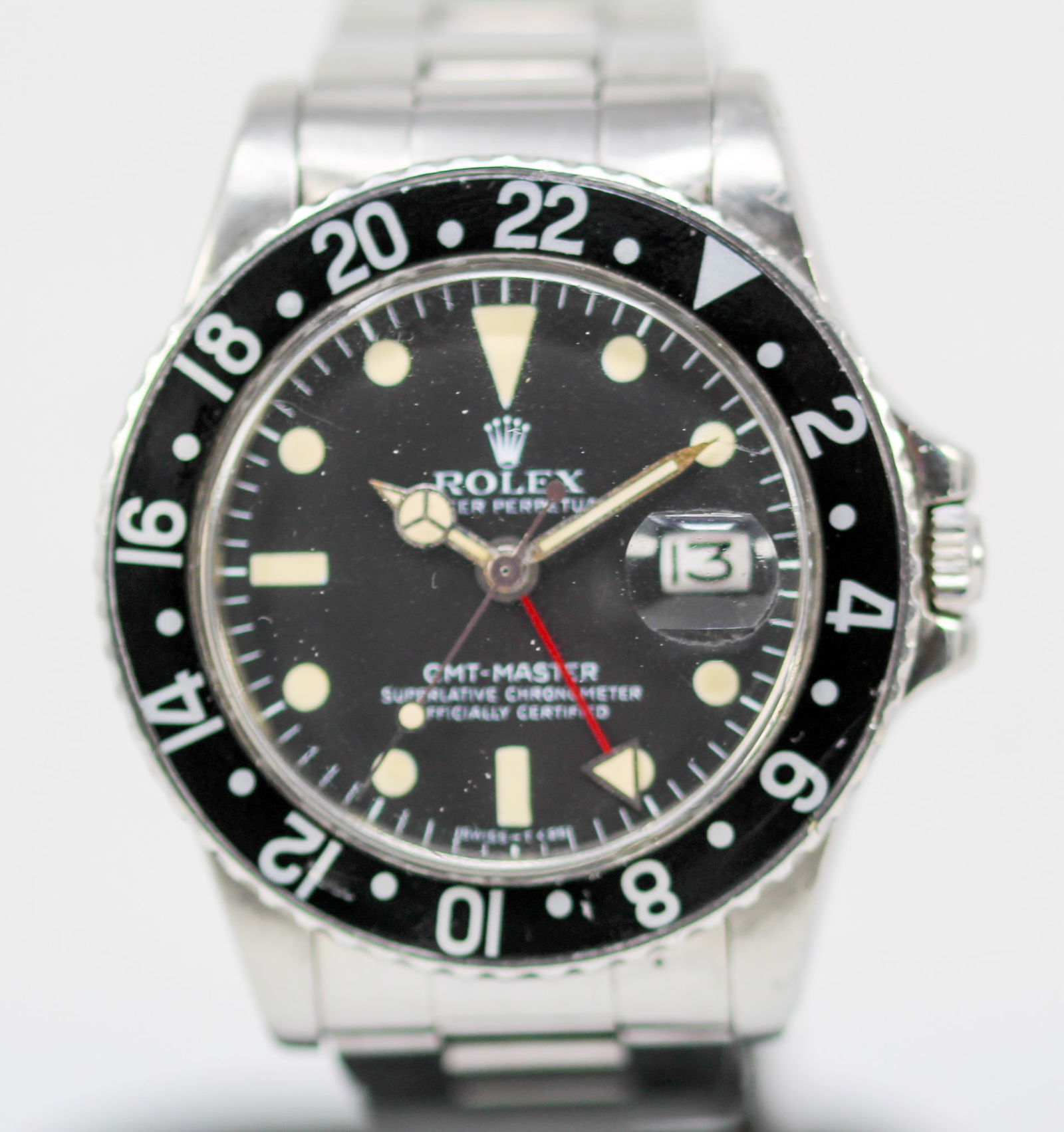Vintage Rolex Oyster Perpetual GMT-Master with Date Wristwatch (1 of 8)