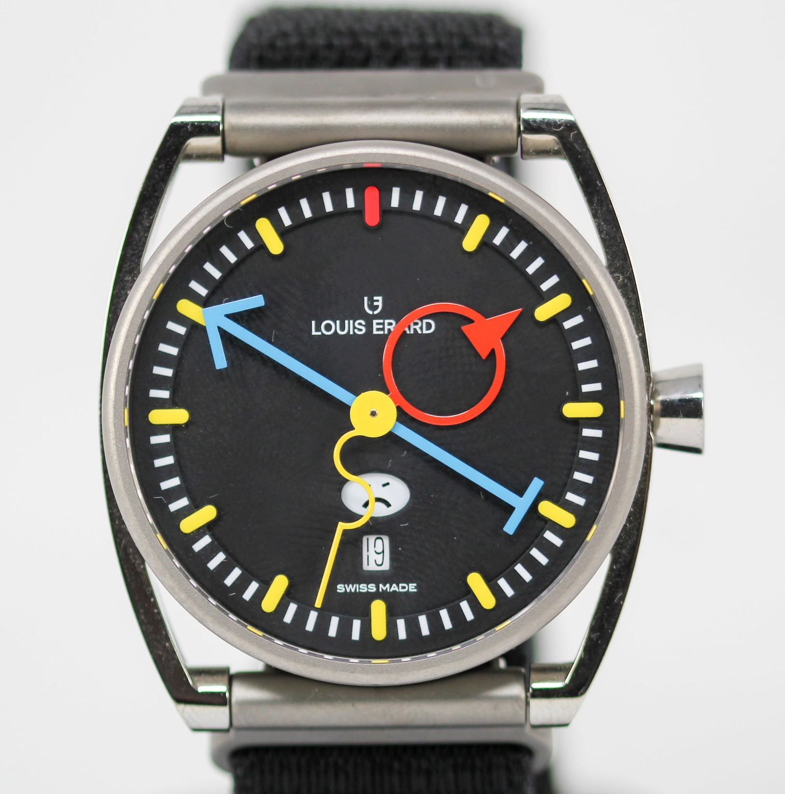 Louis Erard with Date Wristwatch in Titanium with Louis Erard Box, Louis Erard Owner's Manual, and (1 of 10)