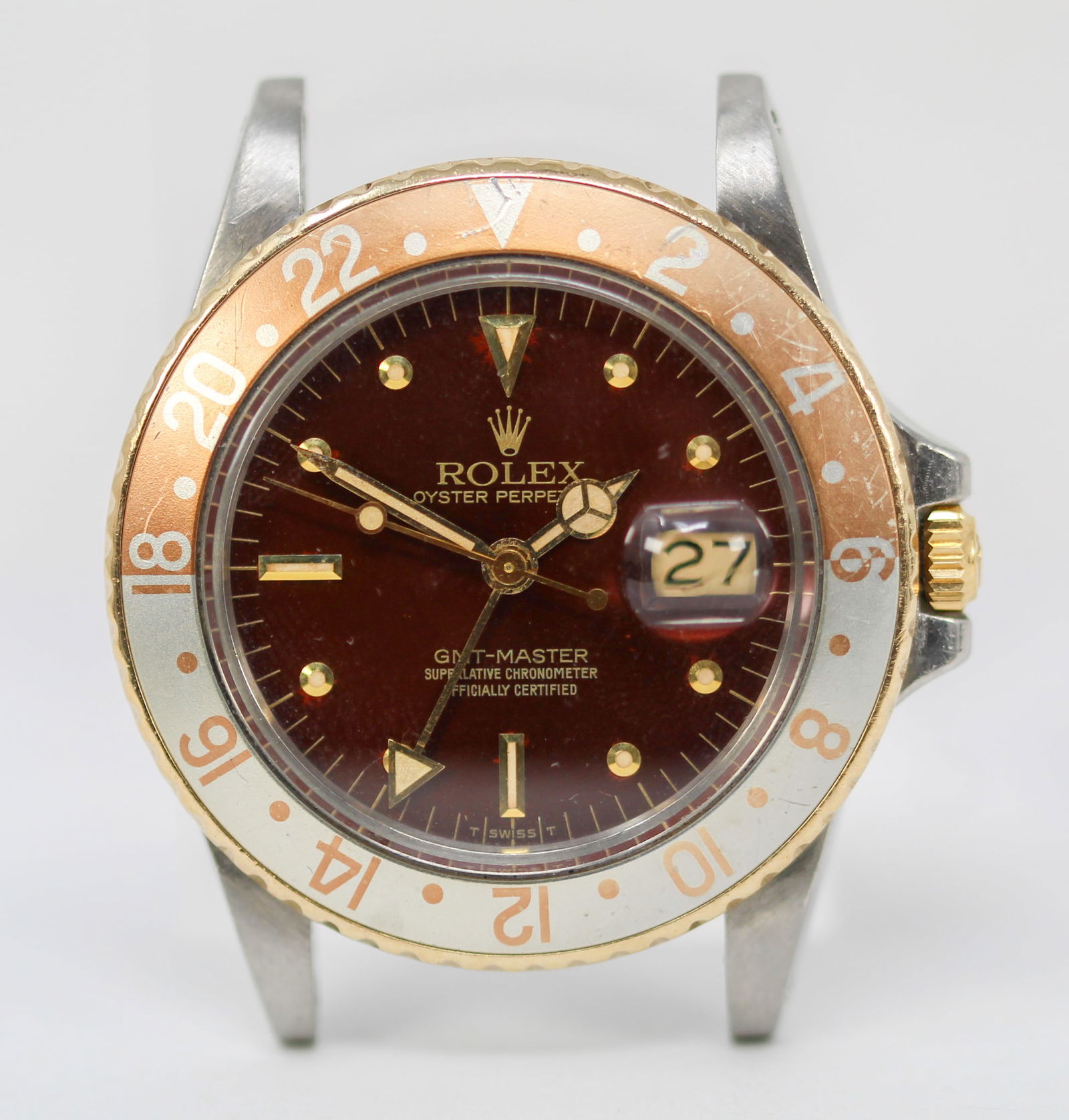 Two-Tone Vintage Rolex Oyster Perpetual GMT-Master with Date Wristwatch (1 of 6)