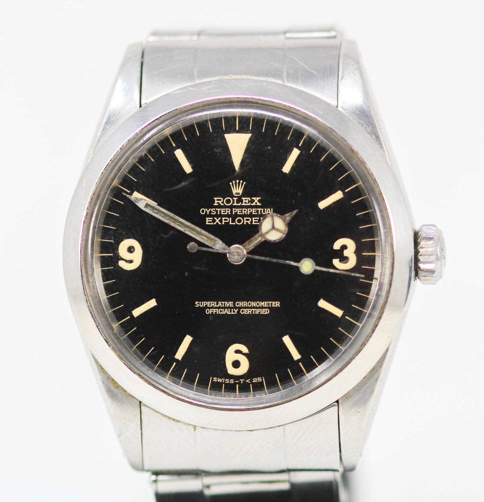 Vintage Rolex Oyster Perpetual Explorer Wristwatch (1 of 8)