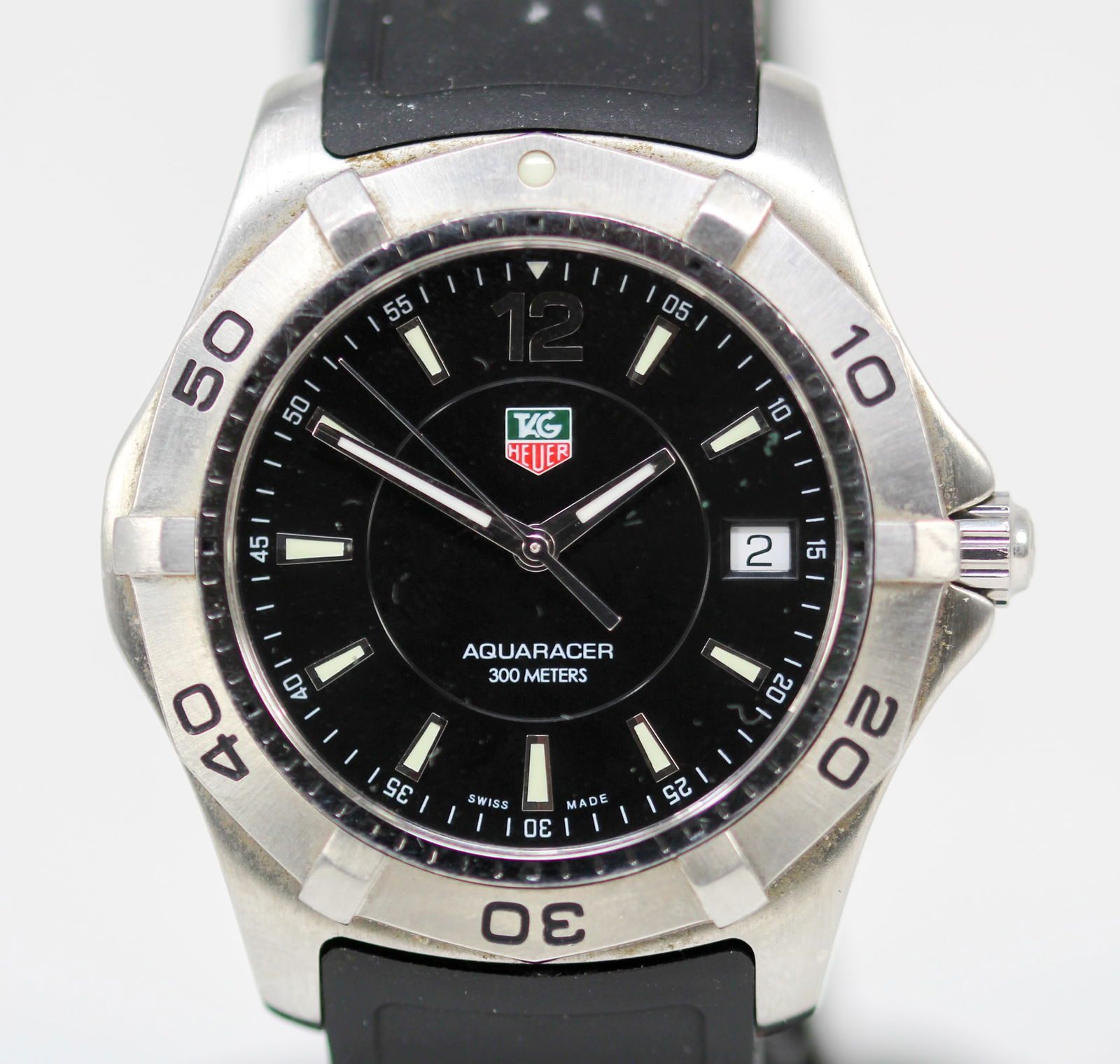 Tag Heuer Aquaracer with Date Wristwatch (1 of 7)