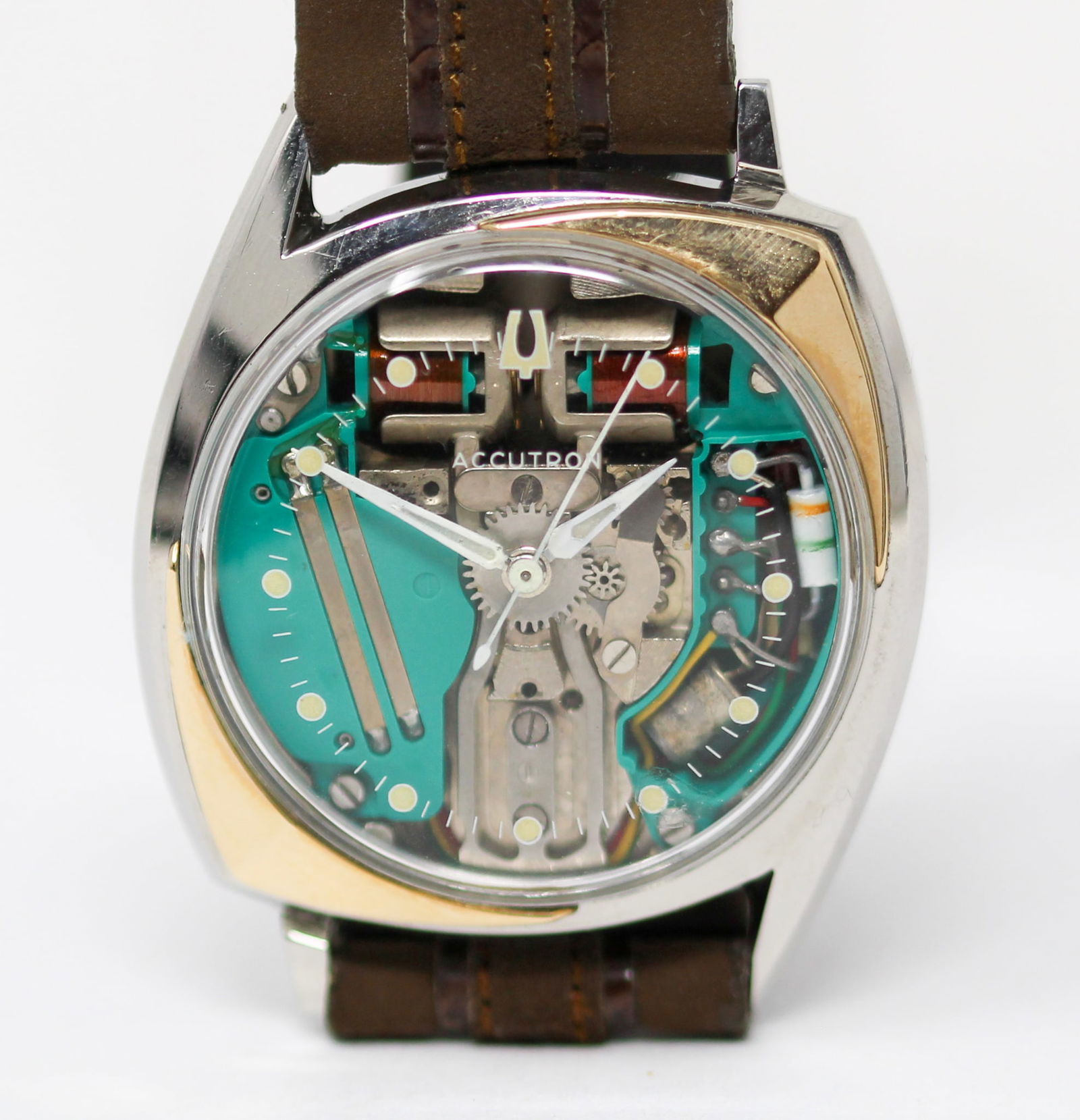 Bulova Accutron Skeleton Wristwatch *New Replacement Battery Included (1 of 4)