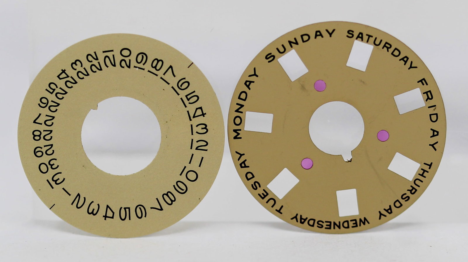 Loose Rolex Day and Date Discs (1 of 2)