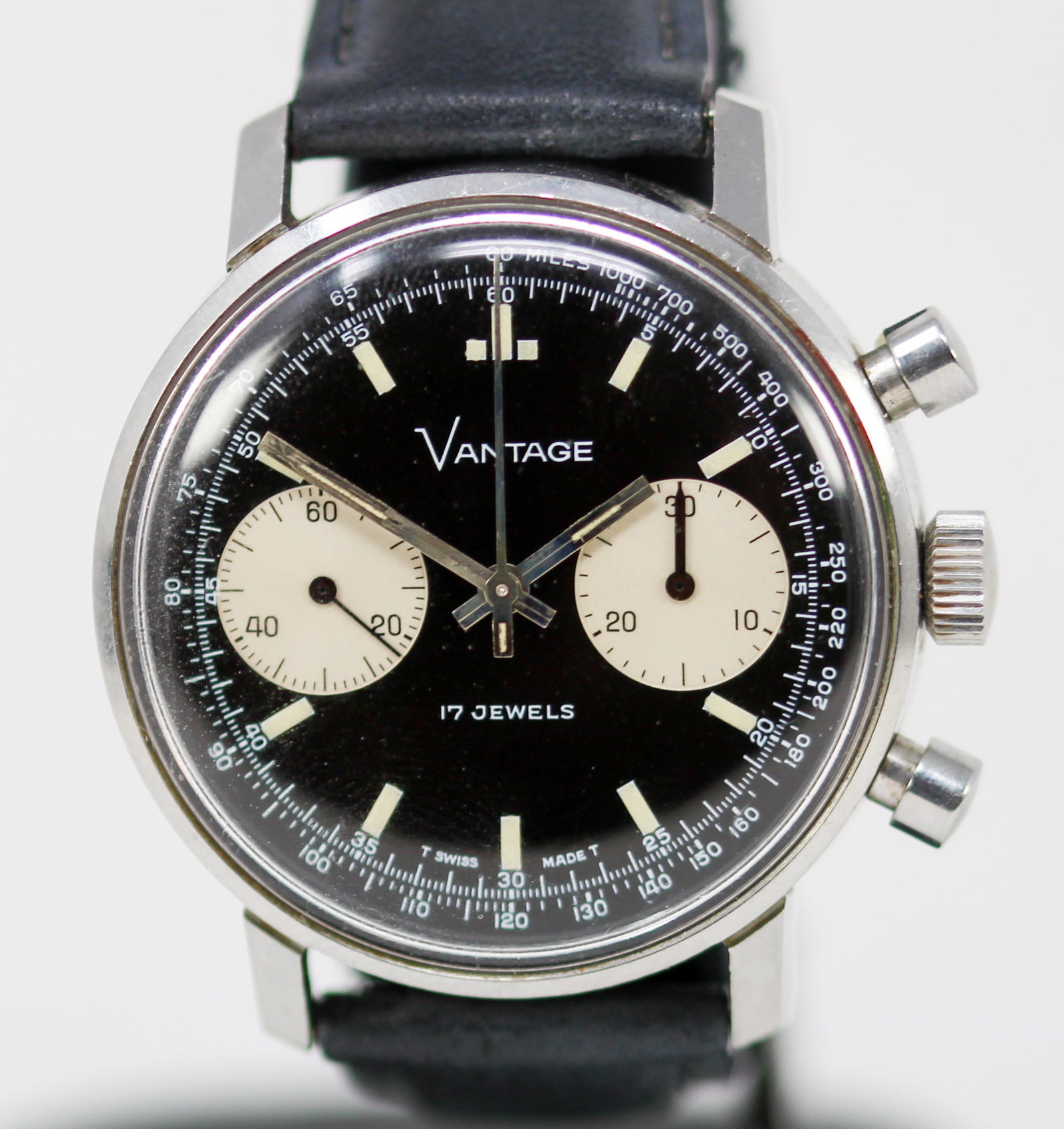 Vintage Vantage 17 Jewels Chronograph Wristwatch (1 of 4)