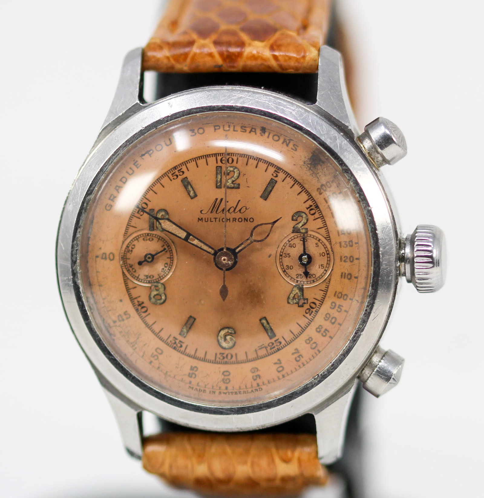 Vintage Mido Multichrono Chronograph Wristwatch (1 of 4)