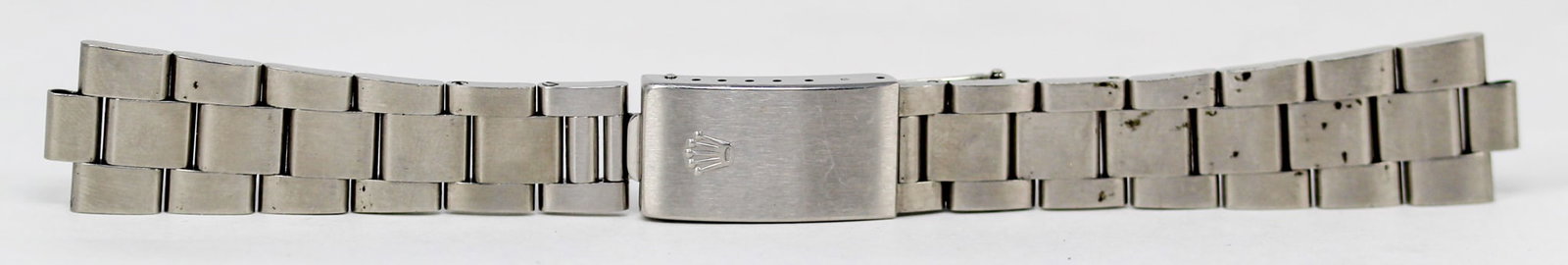 Stainless Steel Vintage Rolex Bracelet *Missing End Links*: Stainless Steel Vintage Rolex Bracelet *Missing End Links*; # X6/78350/78350/19. 6.25" length, 19mm end link. Loose watch parts. PLEASE NOTE: all wristwatches are sold "as-is", with no mechanical warr