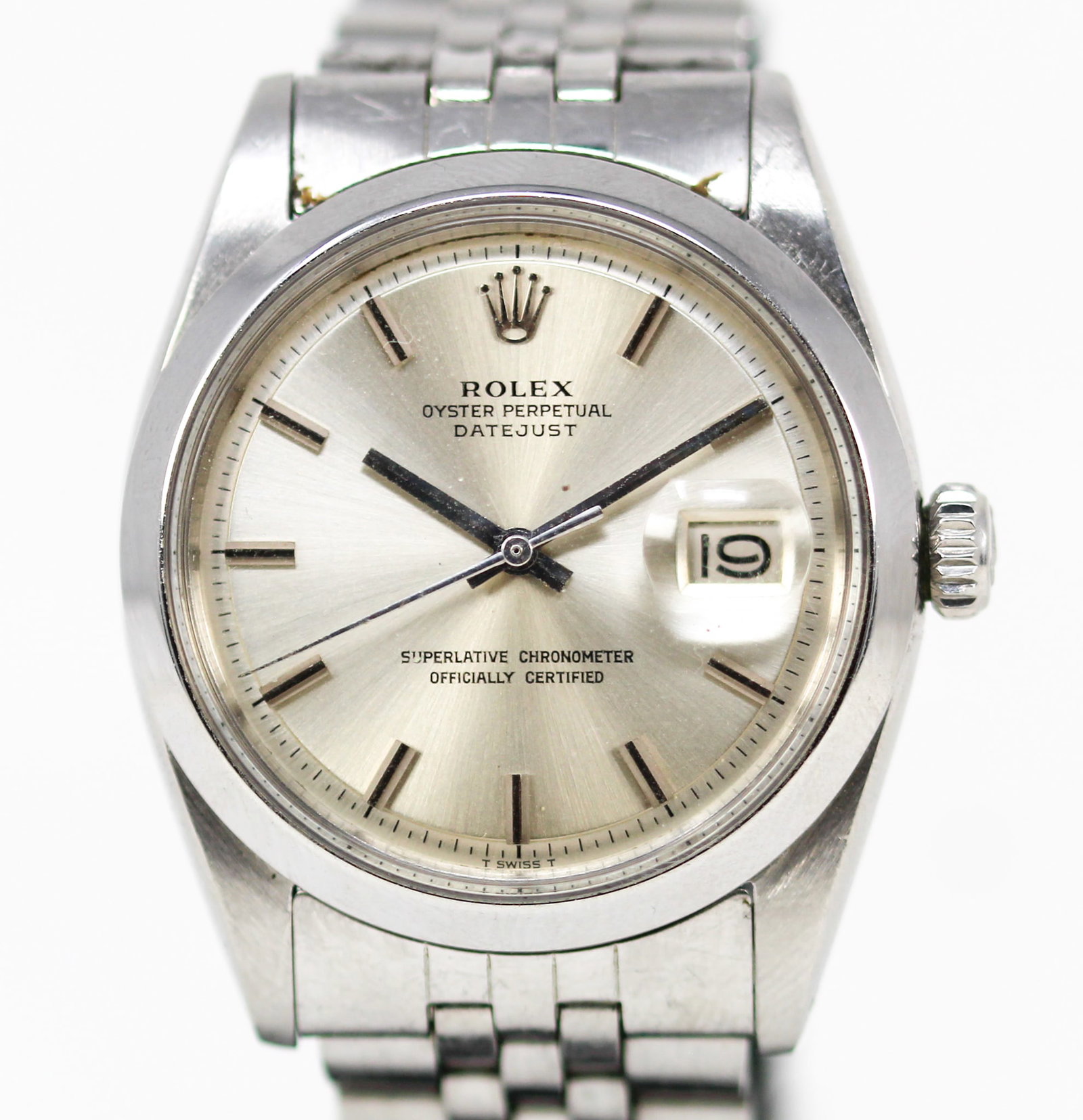 Vintage Rolex Oyster Perpetual Datejust Wristwatch (1 of 8)