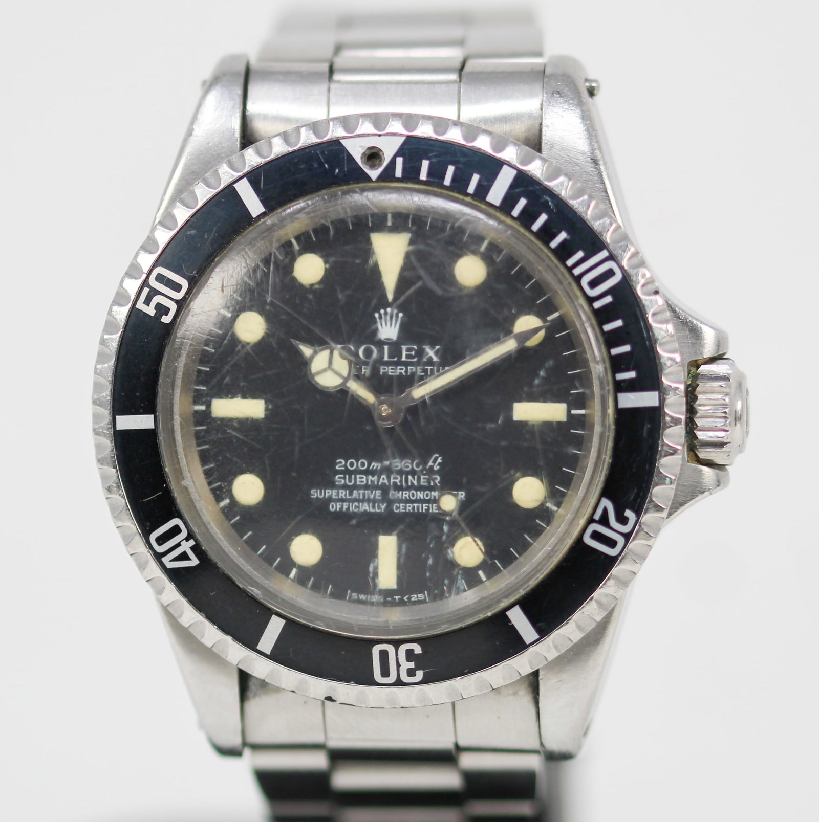 Vintage Rolex Oyster Perpetual Submariner Wristwatch with Rolex Owner's Manual (1 of 13)