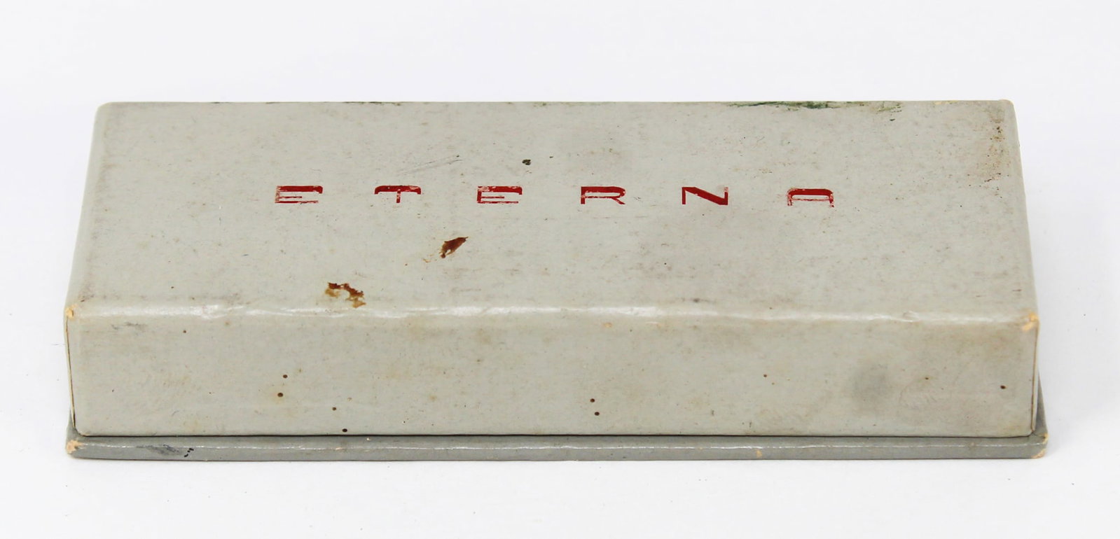 Vintage Eterna Watch Box: Vintage Eterna Watch Box. Watch accessory. PLEASE NOTE: all wristwatches are sold "as-is", with no mechanical warranty or guarantee. Any representation as to functionality is strictly a courtesy.