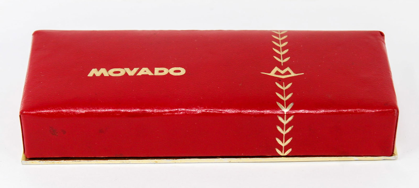 Vintage Movado Watch Box: Vintage Movado Watch Box. Watch accessory. PLEASE NOTE: all wristwatches are sold "as-is", with no mechanical warranty or guarantee. Any representation as to functionality is strictly a courtesy.