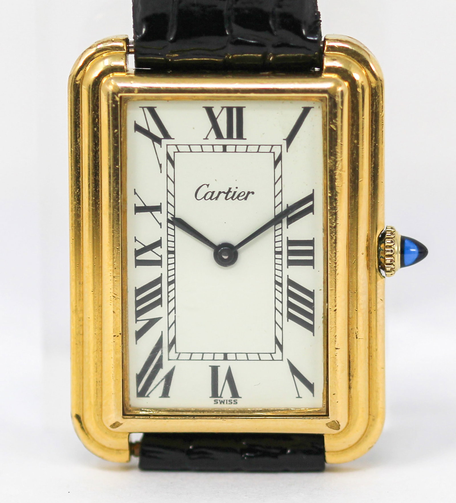 Vintage Cartier Rectangular Wristwatch (1 of 4)