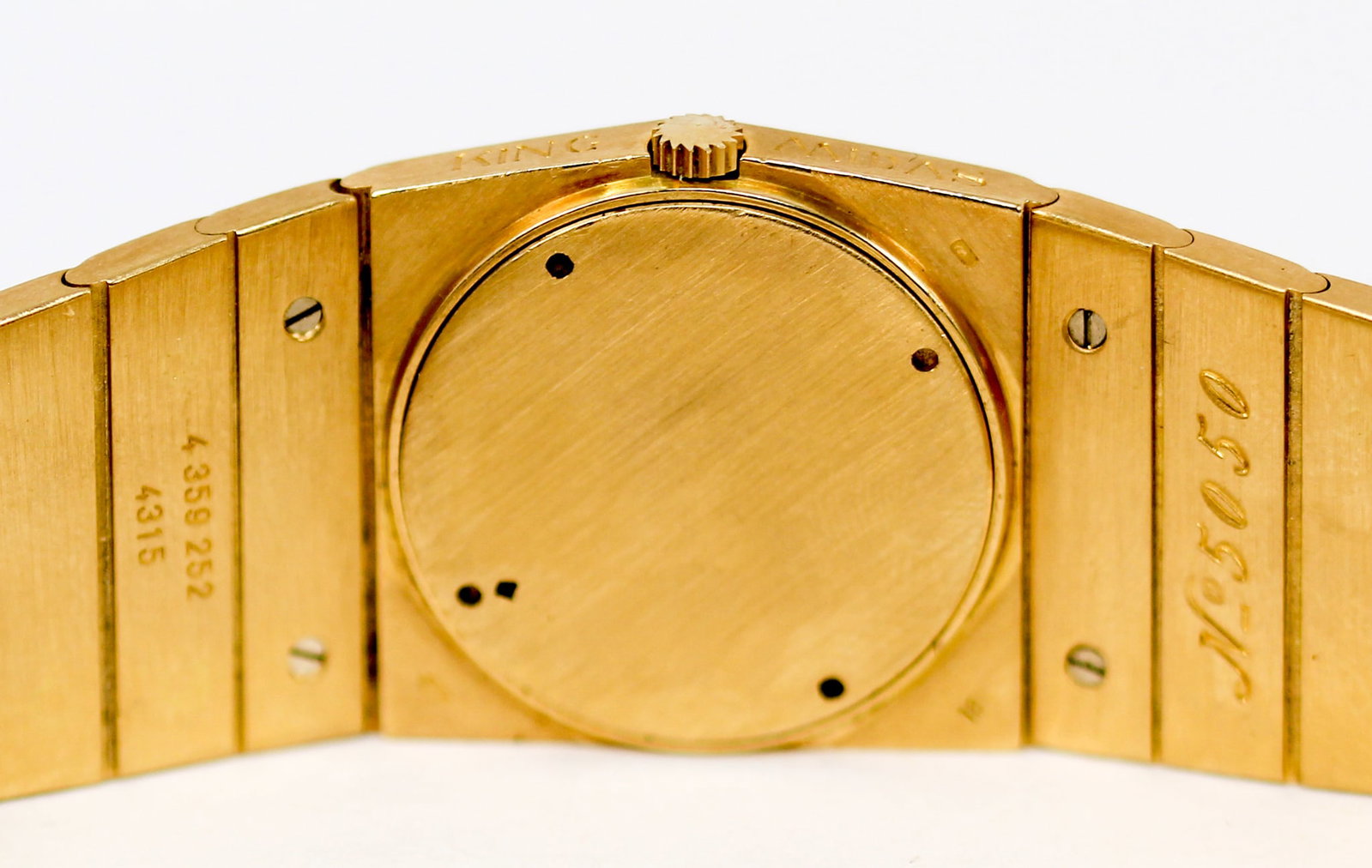Vintage Rolex King Midas Wristwatch in 18kt Yellow Gold - 9