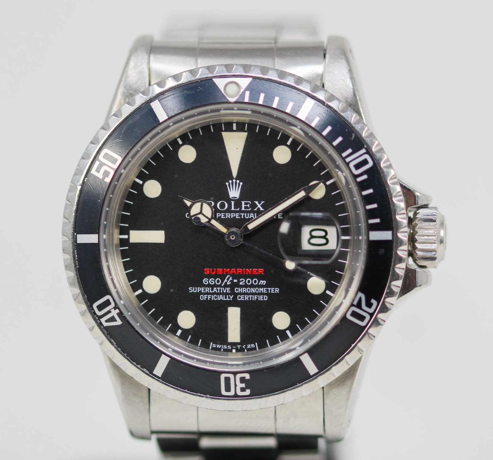 Vintage Rolex Oyster Perpetual Submariner Wristwatch (1 of 8)