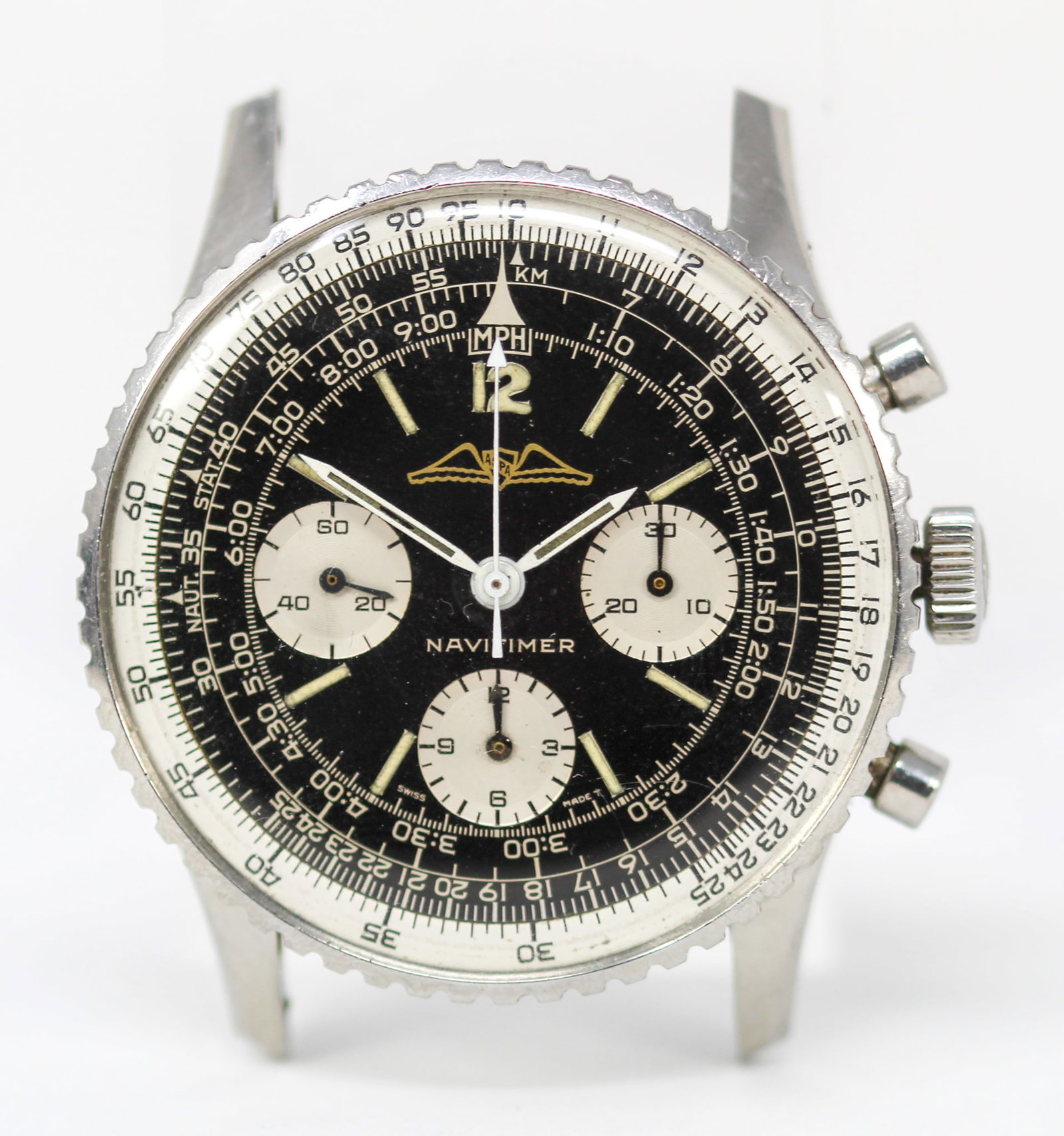 Vintage Breitling Navitimer Chronograph Wristwatch (1 of 6)